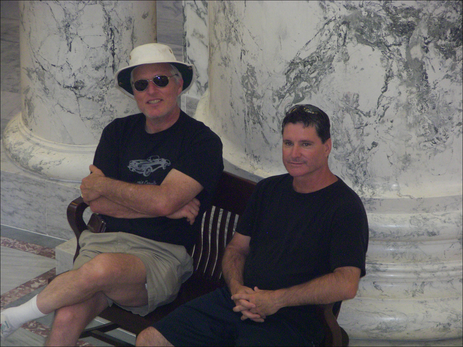 Joe Bruton & Bob waiting in capitol rotunda